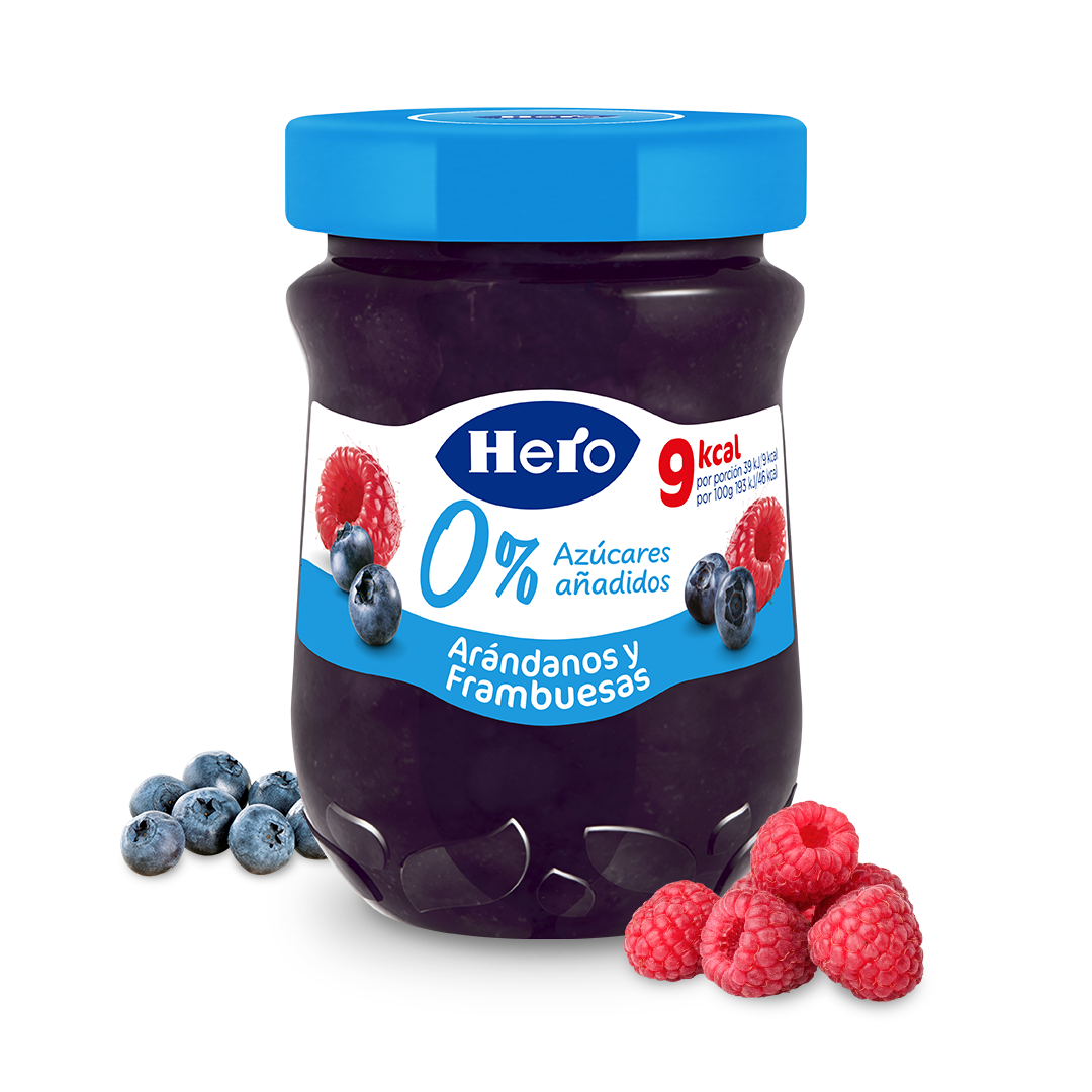 0% Arandanos y Frambuesas