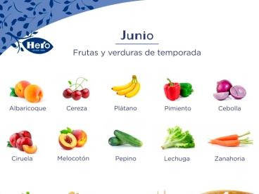 Frutas y verduras de junio